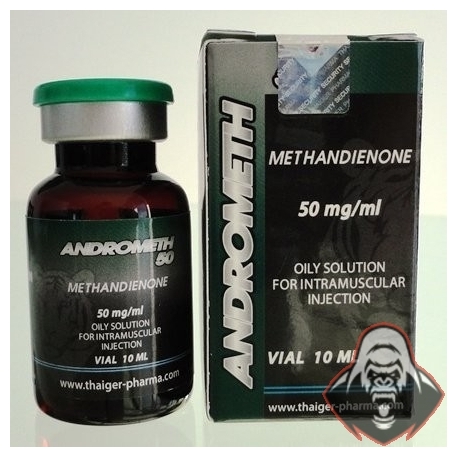 Andrometh 50, Methandienone, Thaiger Pharma, 50 mg/ml, 10 ml