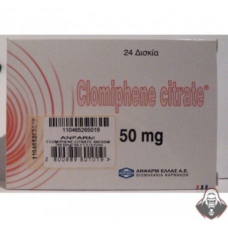 Clomid (Clomiphene Citrate) Anfarm Hellas - 50mg - 24 Tablets